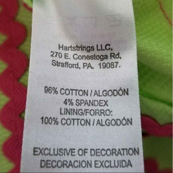 HARTSTRINGS Ladybug Jumper Dress in Apple Green Girl’s Size 5 - Picture 7 of 8